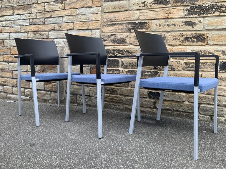 stackable meeting and allermuir dining chairs for sale  Each £35