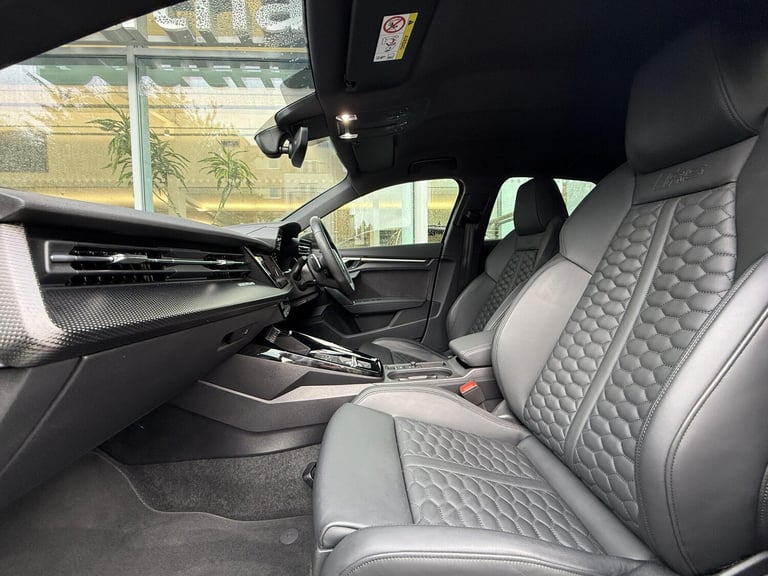  Audi RS3 2.5 TFSI Carbon Black Sportback 5dr Petrol S Tronic quattro Euro 6 (s/s) (4 Petrol Auto...