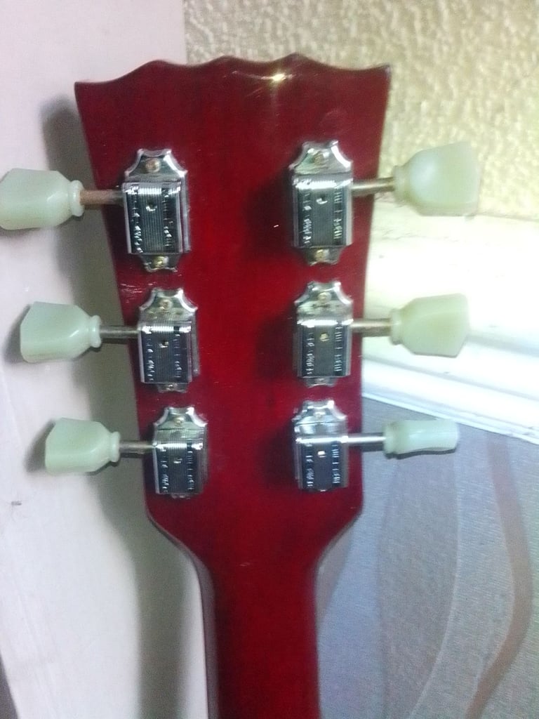 Vintage Les Paul style elec guitar LEFT HANDED