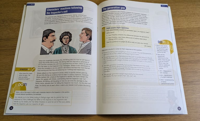 Scholastic AQA GCSE English Literature Study Guide An Inspector Calls