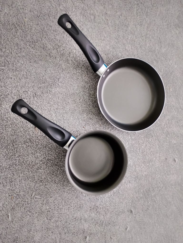 fry and milk pans