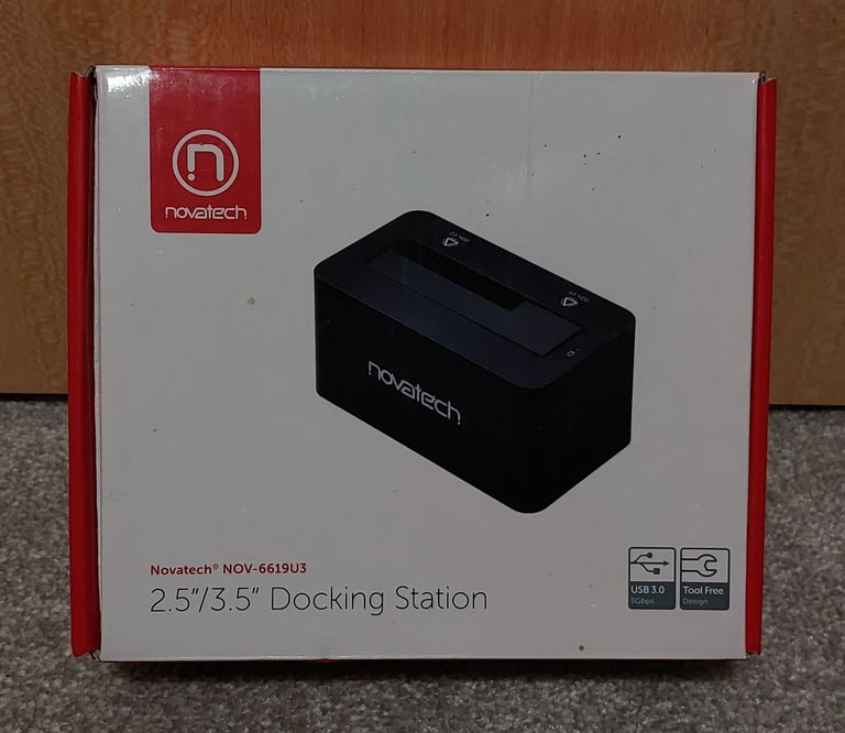 image for Novatech 2.5" / 3.5" HDD Docking Station 