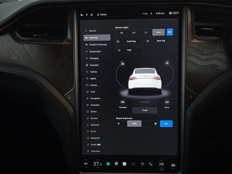 2020 Tesla Model X Electric 100 kWh 7 Seats PCO Eligible Long Range 4dr 2 Keys ULEZ Free Saloon E...