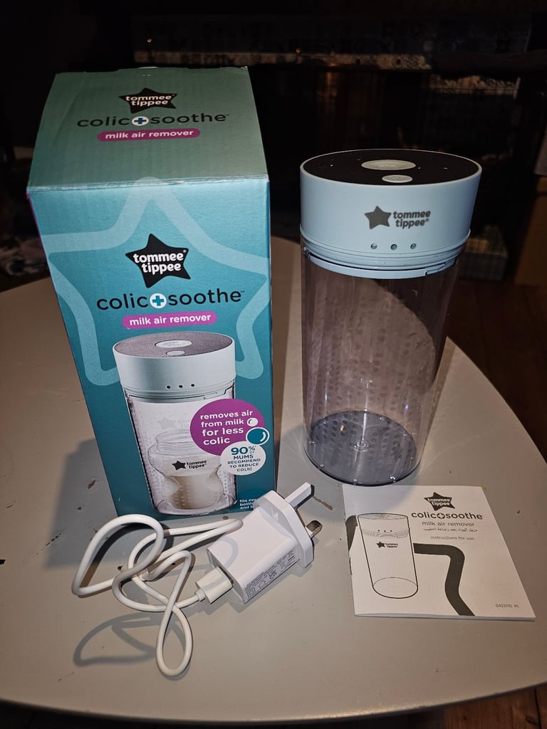 Used once - tommee tippee colic soothe milk air remover