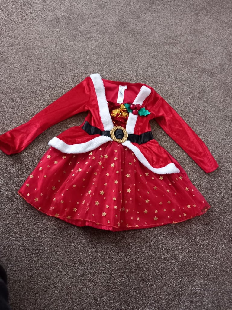 image for Christmas dress age 3/4