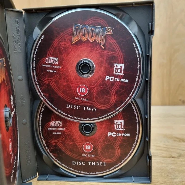 Doom 3 PC Cd-Rom Windows Game.