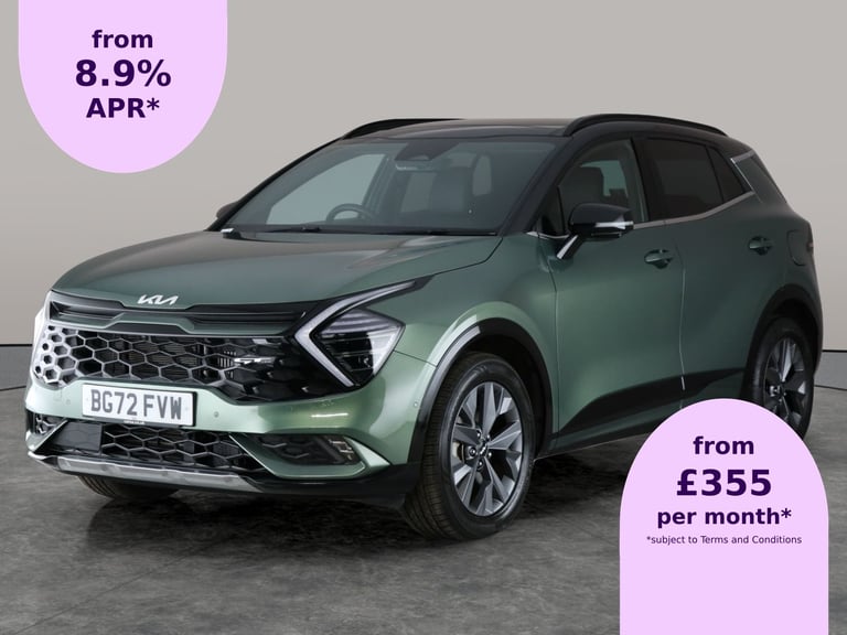 image for 2022 Kia Sportage 1.6 h T-GDi GT-Line S SUV 5dr Petrol Hybrid Auto Euro 6 (s/s) (226 bhp) - C Suv...