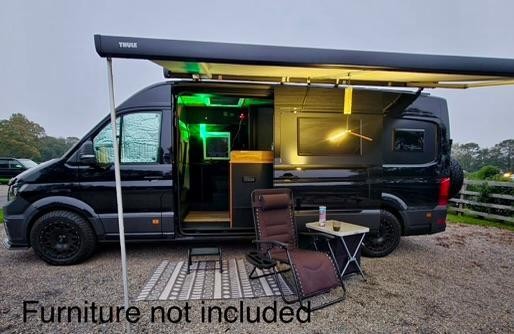 Volkswagen Crafter CR35 Trendline LWB High Roof 2024 2.0 Off Grid End Fixed Bed