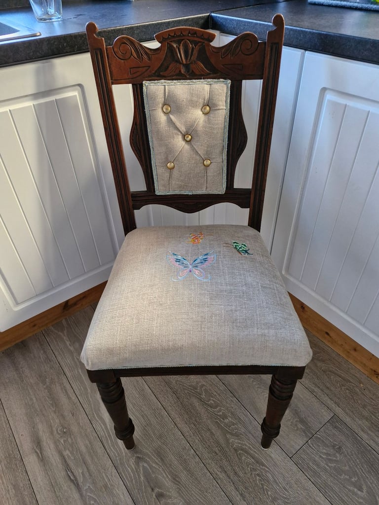 vintage 1980 custom farmhouse chair