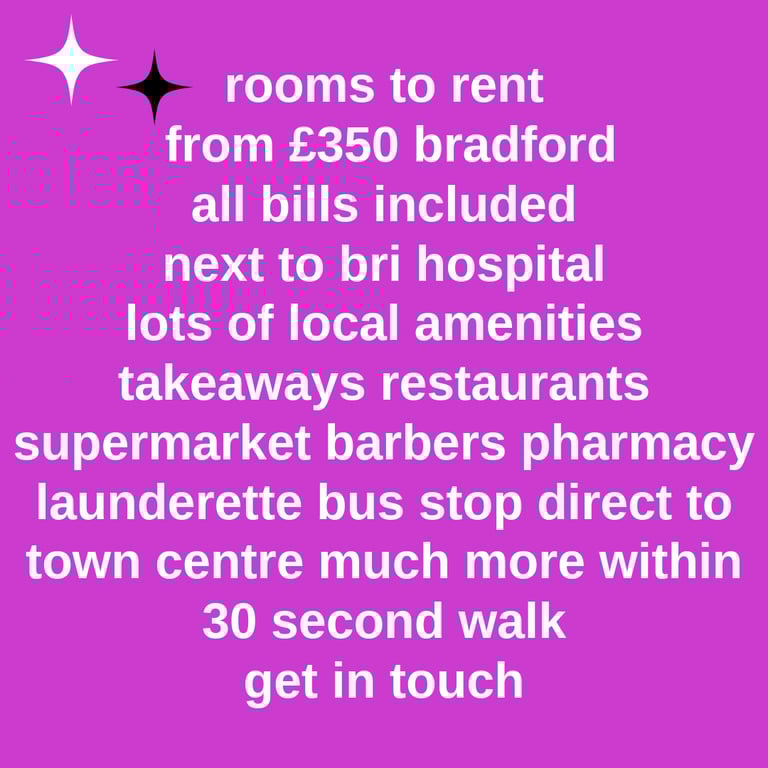 image for Double room to rent £450 all bills included 