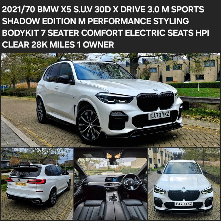 image for 2020 BMW X5 xDrive30d MHT M Sport 5dr Auto 7 SEATER SUV HPI CLEAR 28K MILES ESTATE Diesel Automatic