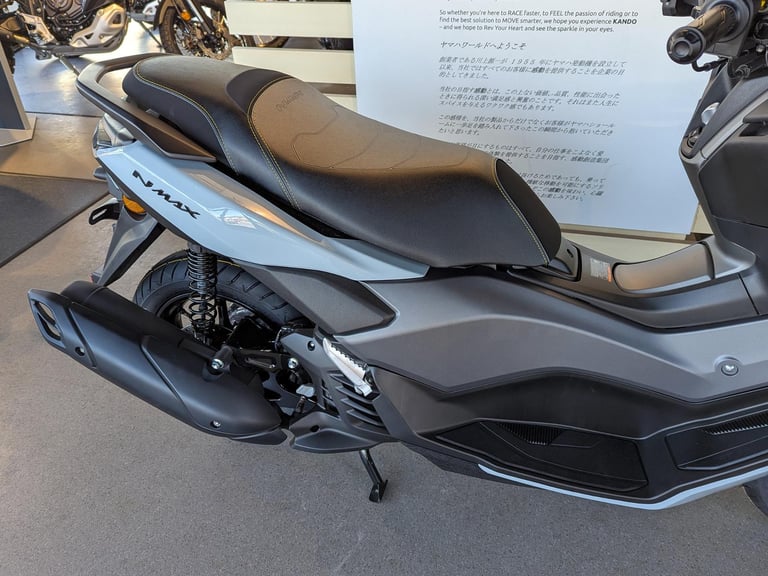 New (2025 MY) Yamaha NMAX Tech Max 125. Ceramic Grey. £3,900 (NO ADMIN FEES!)