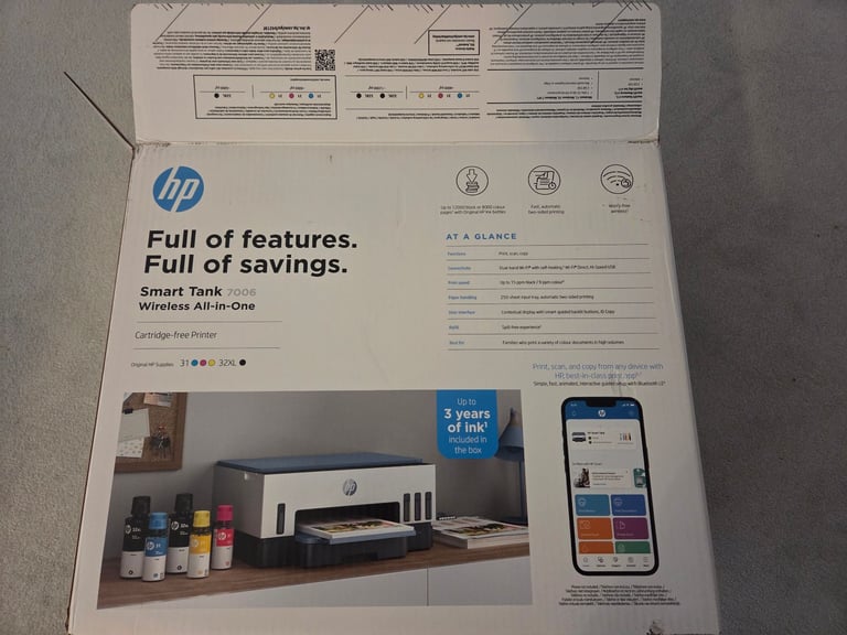 image for HP all in one wireless 7006 printer 