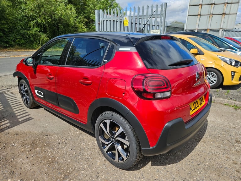 2023 Citroen C3 1.2 PureTech 110 Shine Plus 5dr Red Damaged Salvage