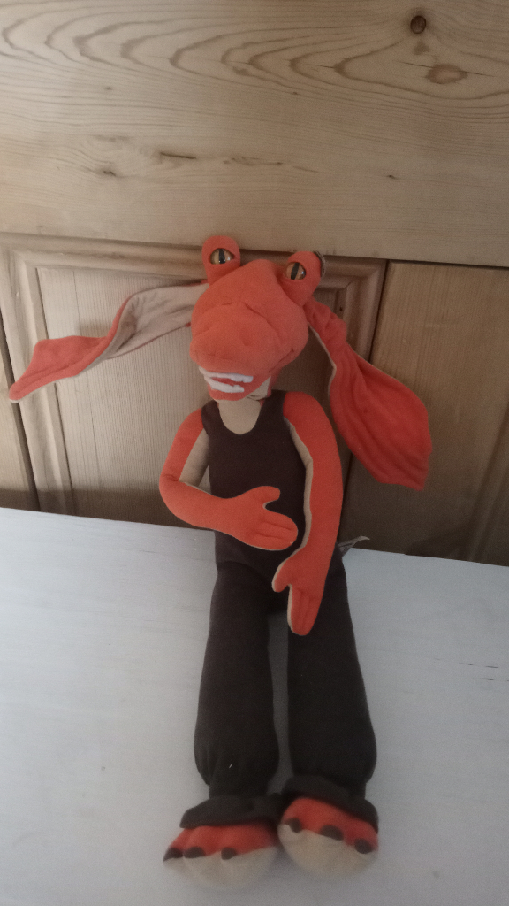 image for Vintage Jar Jar Binks Poseable Toy