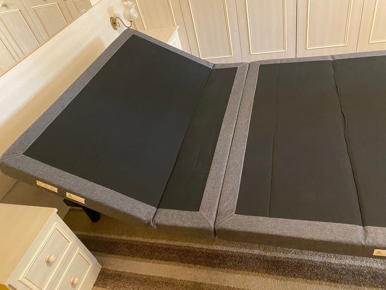 Adjustable double bed frame sleep motion