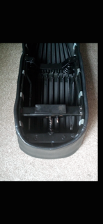 Lambretta series 1/2/3 standard seat in black with strap