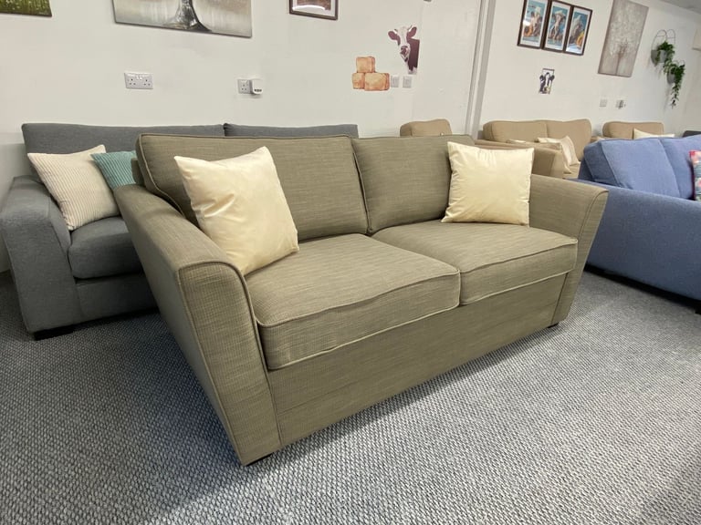 3 SEATER BEIGE SOFA - IMMACULATE CONDITION - VERY COMFY