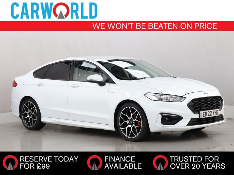 2022 Ford Mondeo 2.0 TiVCT ST-Line Edition Saloon 4dr Petrol Hybrid CVT Euro 6 (s/s) (187 ps Salo...
