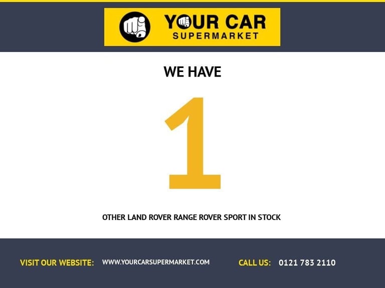 2015 Land Rover Range Rover Sport 3.0 SDV6 [306] Autobiography Dynamic 5dr Auto ESTATE DIESEL Aut...