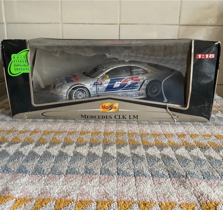 Boxed Maisto 1/18 Scale Mercedes CLK LM