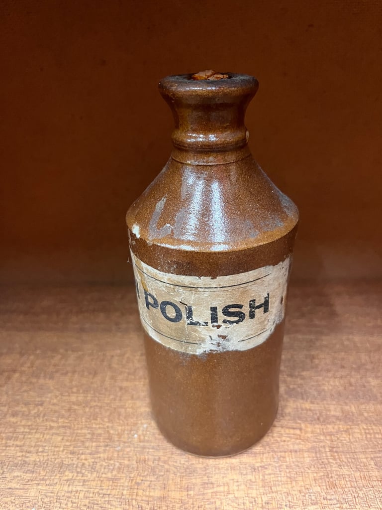 image for Rare Collectible Antique Vintage Bourne Denby Stoneware Bottle