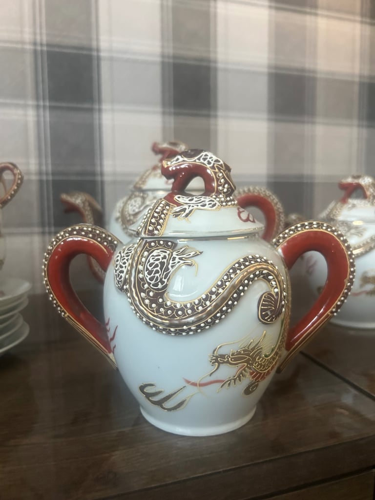 Geisha Japanese tea set 