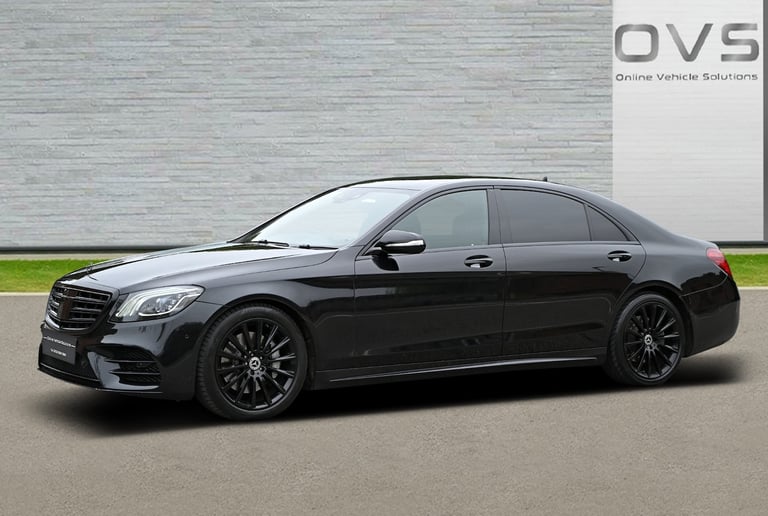 MERCEDES-BENZ S450 L AMG LINE 3.0 [EQ BOOST] MHEV 5DR SALOON 2018 [68] BLACK