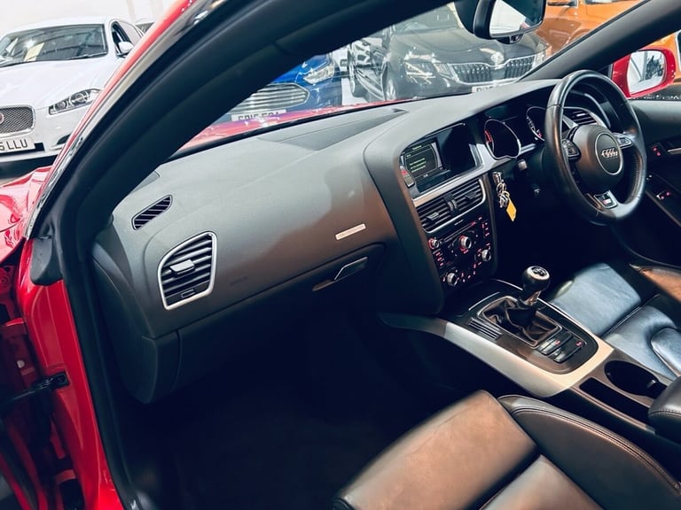 AUDI A5 2.0 TDI S LINE COUPE 2 DOOR DIESEL MANUAL QUATTRO 177 RED 2014