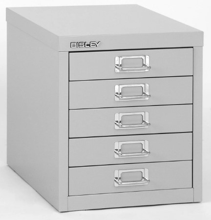 Bisley 5-Drawer Office/Study A4 File Cabinet, in Blackpool, Lancashire