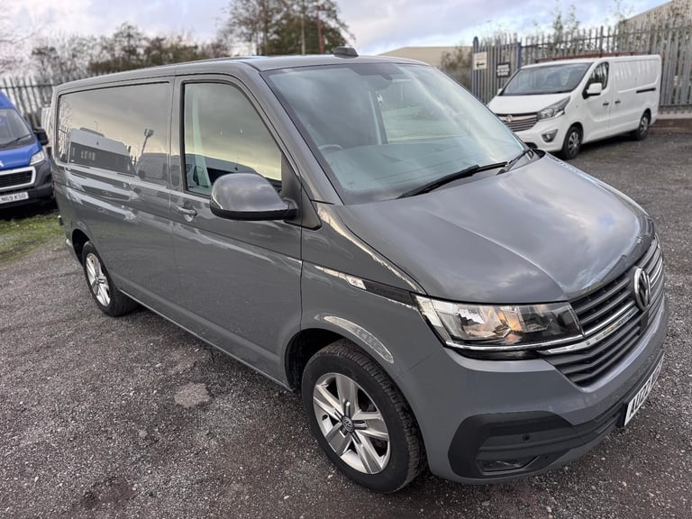 2022 Volkswagen Transporter T6.1 Highline 150 BHP. Pure Grey. 6 Sp Manual. AC. 
