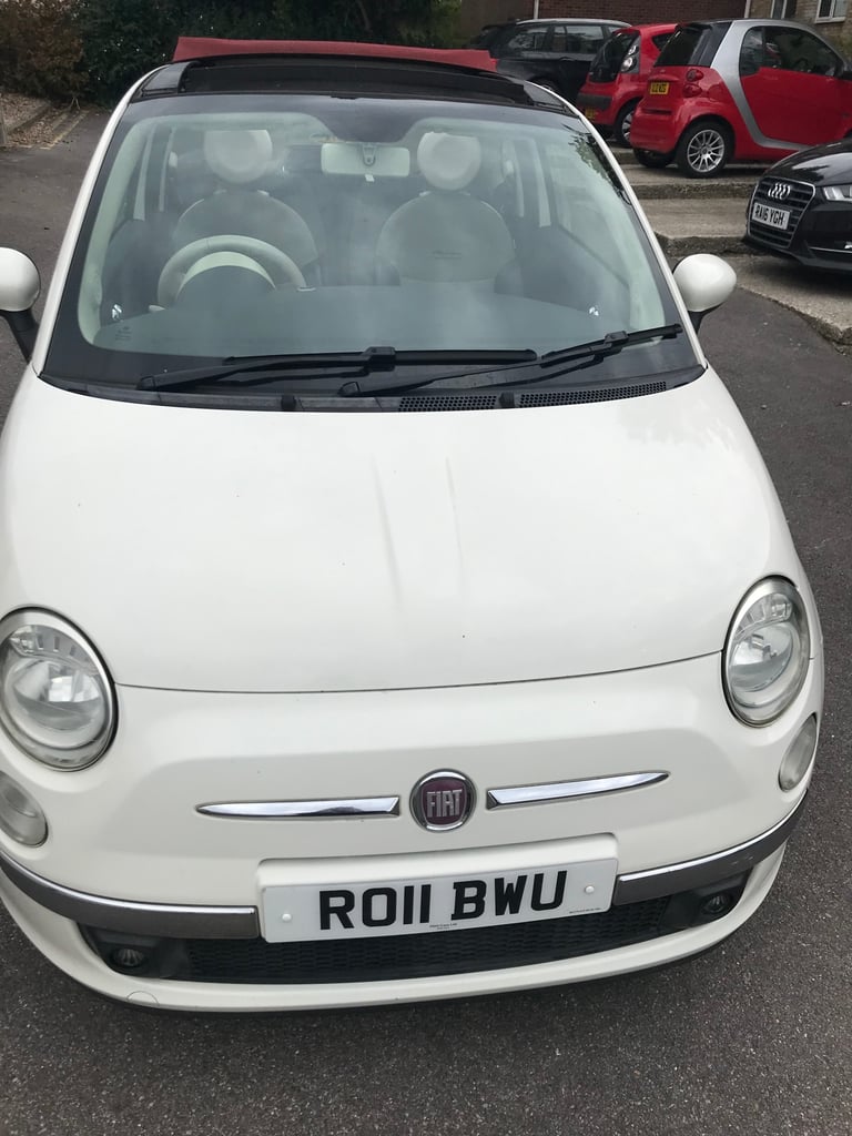 Fiat, 500, Convertible FSH star stop new mot , 2011, Manual, 1242 (cc), 3 doors