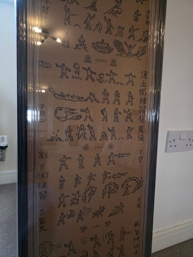 Avatar the last airbender professionally framed artwork