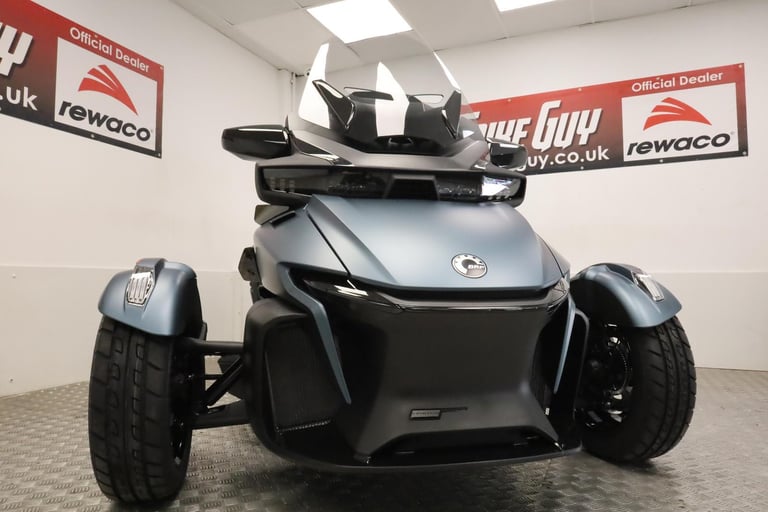 2025 Can-Am Spyder RT Limited Trike Mineral Blue Satin - IN STOCK NOW 