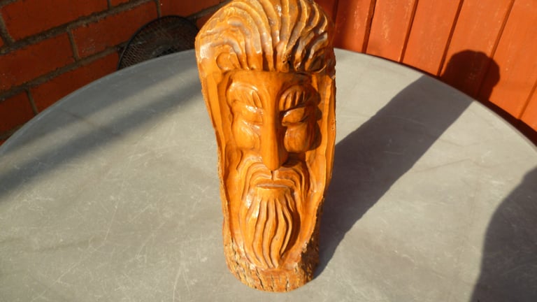 image for Retro Jesus Wooden Statue | Good Condition