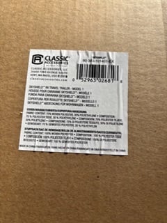 Skyshield caravan cover new still boxed.