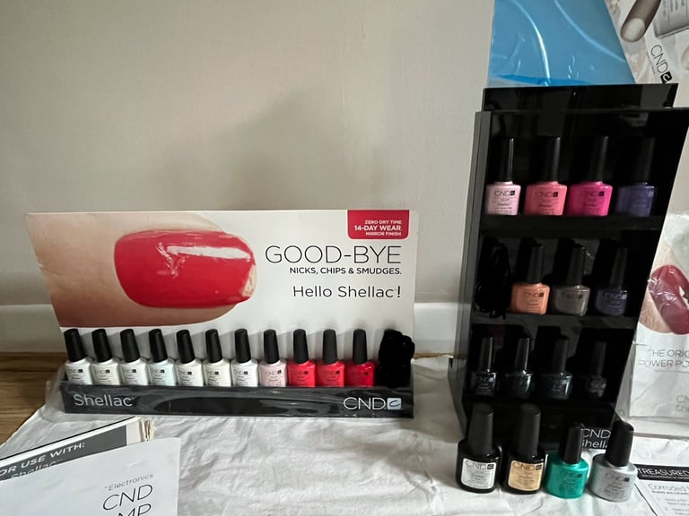 LOT OF CND SHELLAC NAIL POLISH
