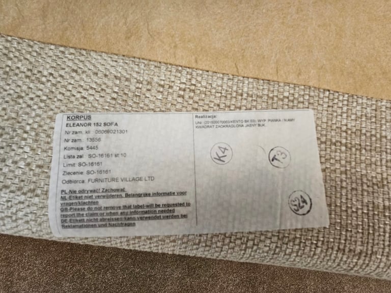 Furniture Village Cream sofas x 2 