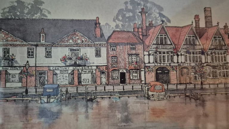 Henley on Thames original artwork