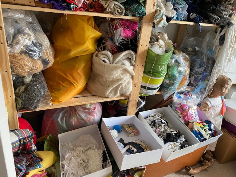 HABERDASHERY FOR EMBROIDERS/ARTISTS BRING A TOTE BAG AND HAVE A RUMMAGE 