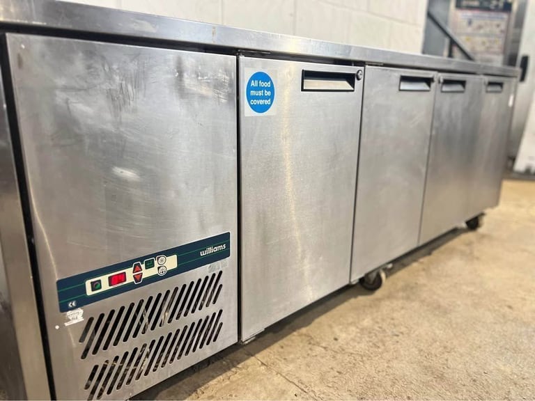 Commercial Williams 4 Door Undercounter Fridge for Sale