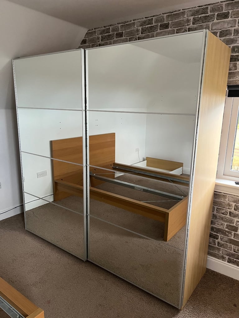 Large IKEA double wardrobe