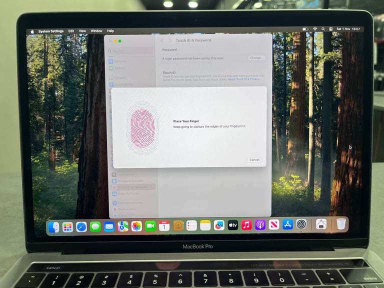 MacBook Pro Retina 13-inch Touch Bar (2019) A2159 - Core i5 8th - 8GB SSD 128GB