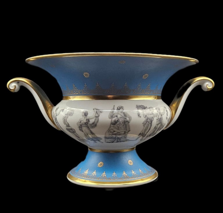 image for Bavarian German Vintage Eared Porcelain Bowl by Rudolf Wachter (1950s-1970s)