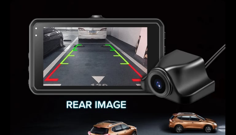 Dash Cam Front and Rear 4k UHD with Wifi - NEVER USED