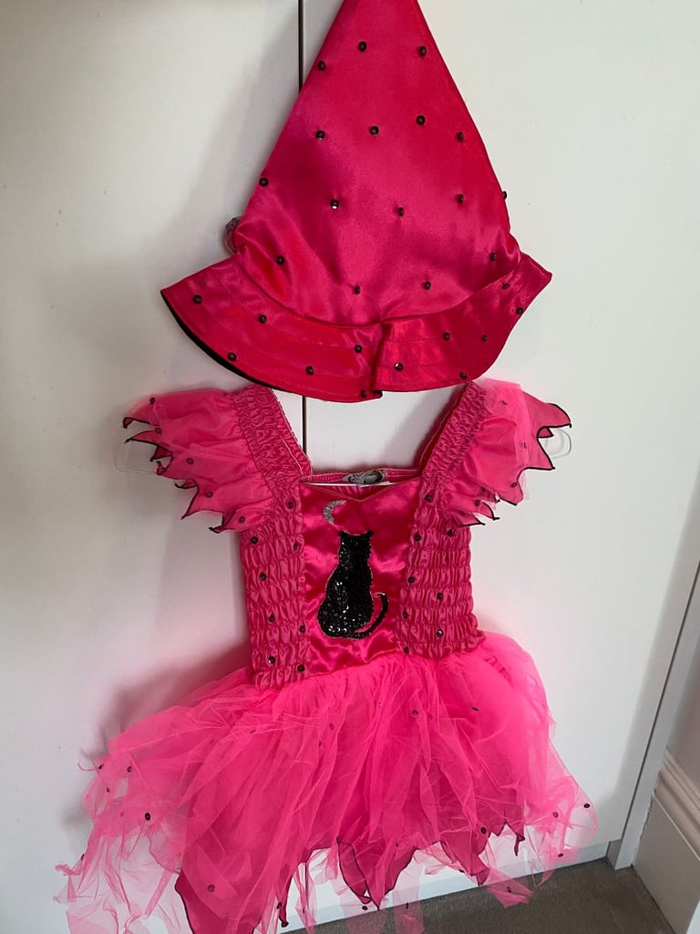 Halloween girls Witch costume size 5-6 years