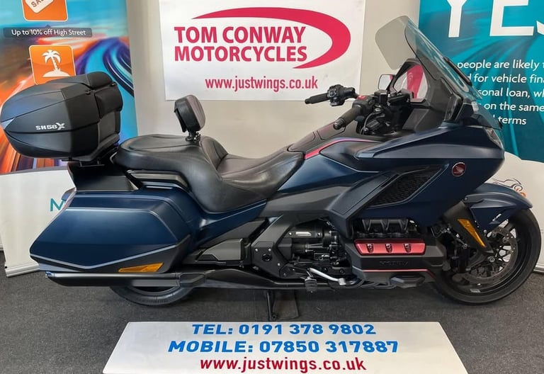 HONDA GL1800 GOLDWING BAGGER DCT, 2022(22), 29,609 MILES, FSH, EXTRAS, £13995