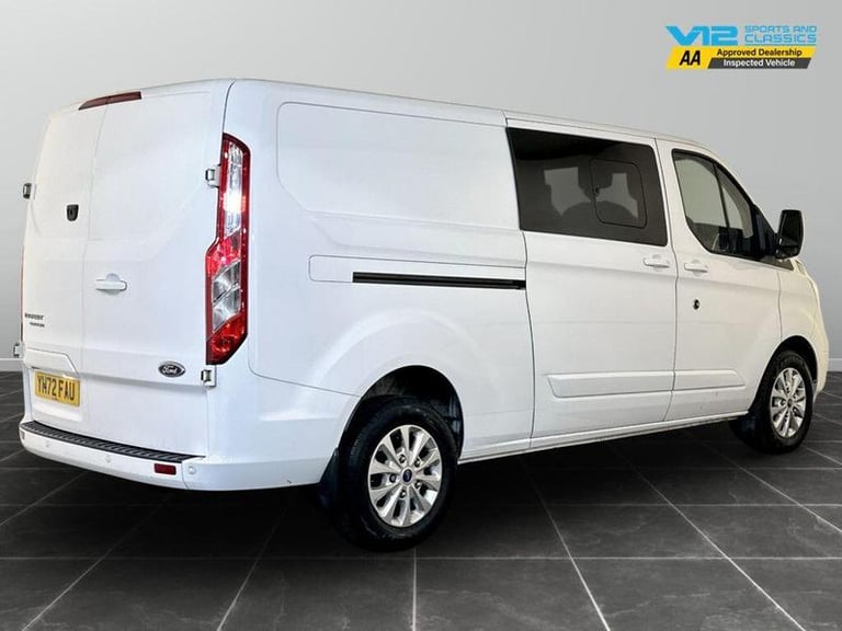 2022 Ford Transit Custom 2.0 300 EcoBlue Limited Crew Van Auto L2 H1 Euro 6 5dr Automatic Combi V...