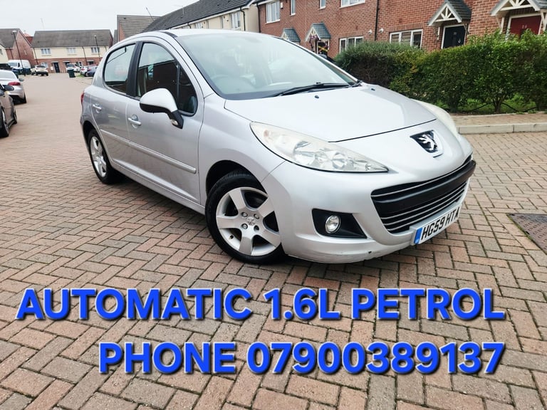 PEUGEOT 207 AUTOMATIC 1.6LT PETROL ULEZ COMPLIANT VERY CLEAN CAR BARGAIN