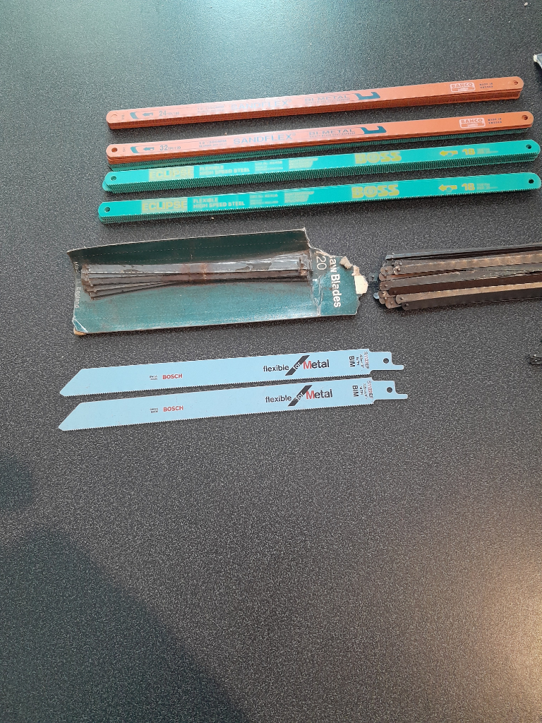 Big Hacksaw Blades/JuniorHacksaw Blades/Padsaw Blades All NEW
